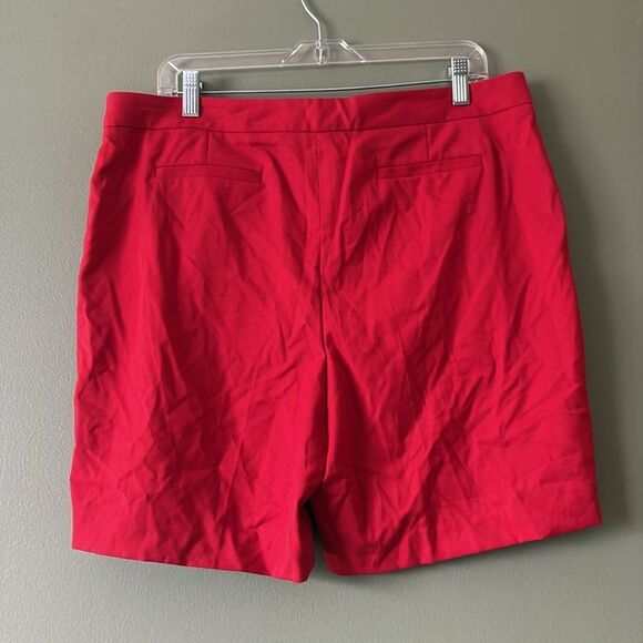 NWT Anne Klein Red Shorts Chino Sz 14 - Picture 6 of 7
